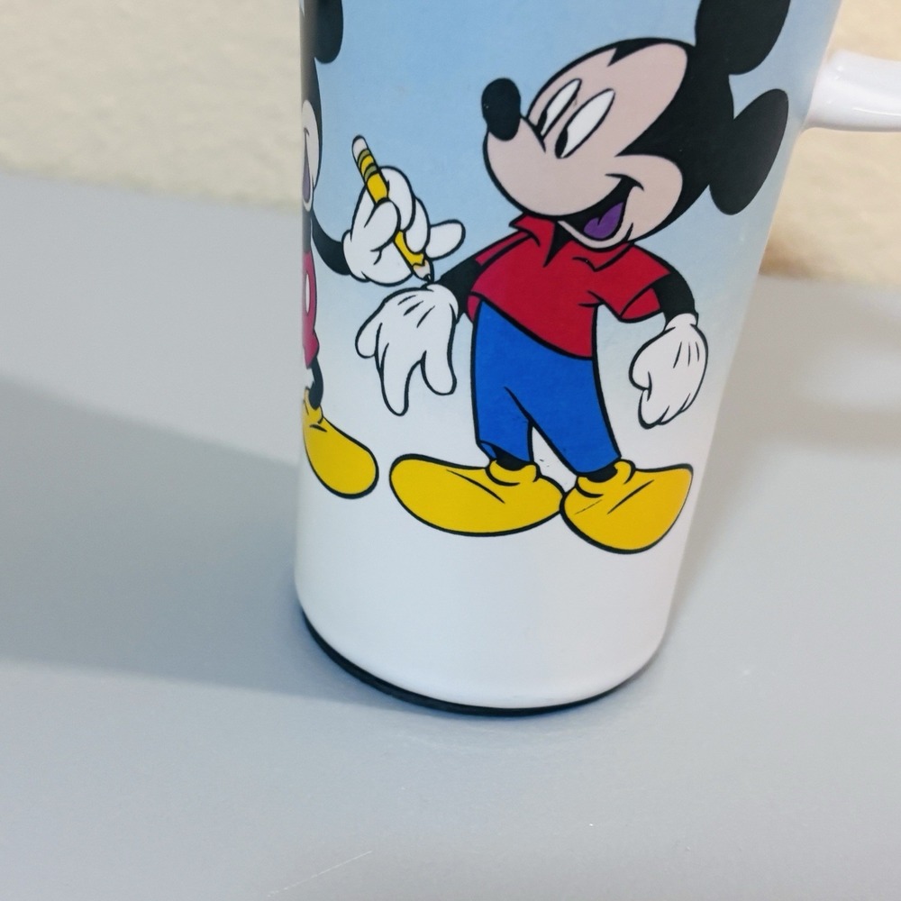 Walt Disney Mickey Mouse Through the Years 1928 to Today Ceramic Tea Coffee Mug - Picture 6 of 11